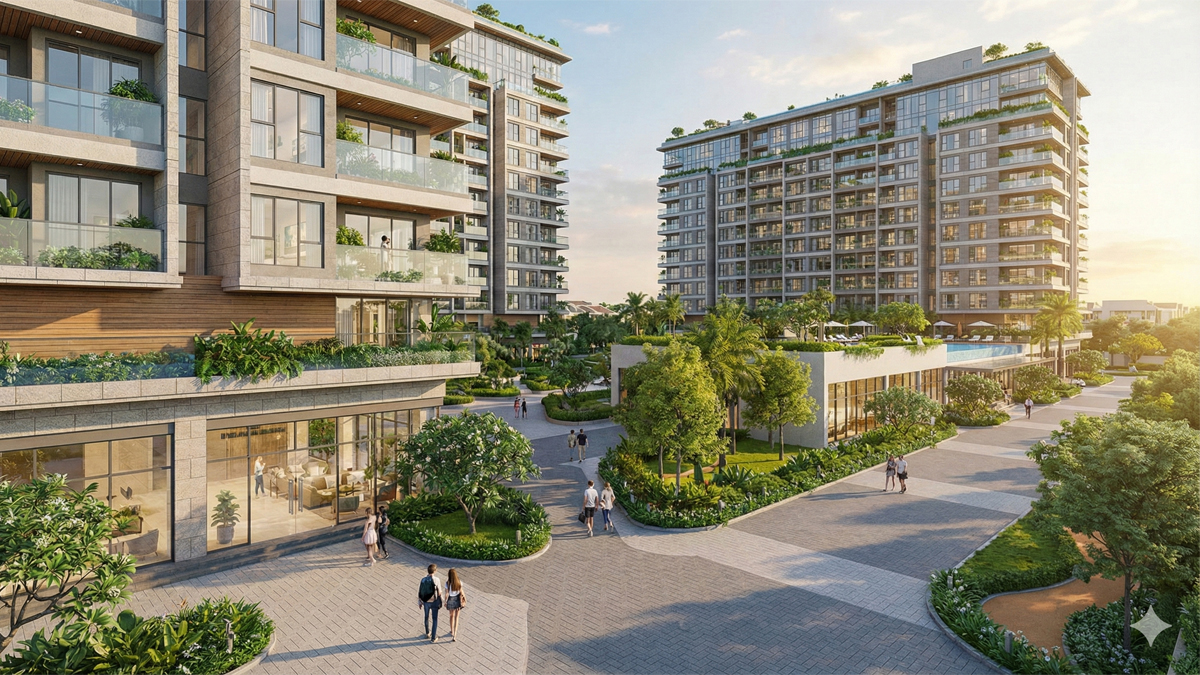 Phối cảnh Happy One Hóc Môn