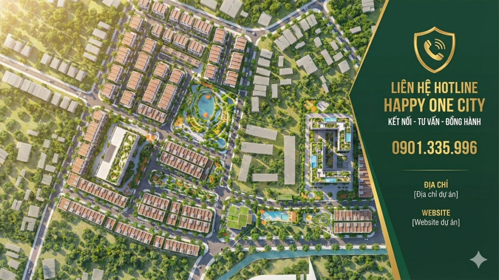 Liên hệ chủ đầu tư Happy One City Hóc Môn