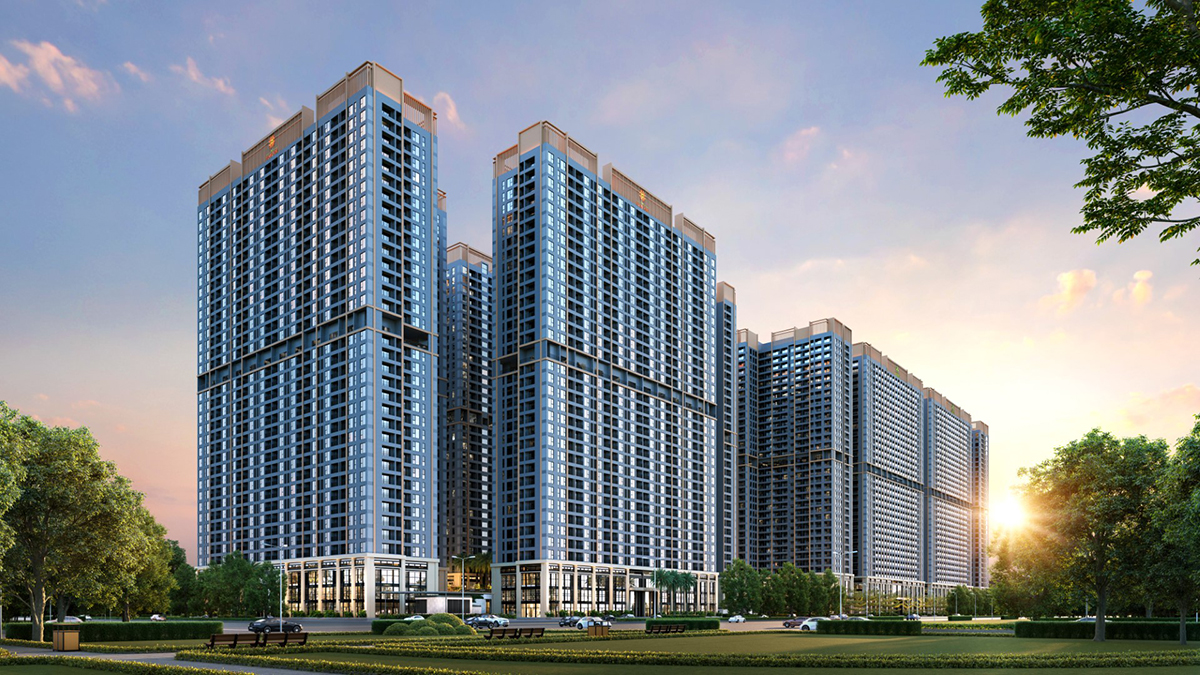 Phối cảnh tổng quan dự án The Flame Vine WTO – Quy hoạch đẳng cấp tại KĐT Hinode Royal Park Hoài Đức.